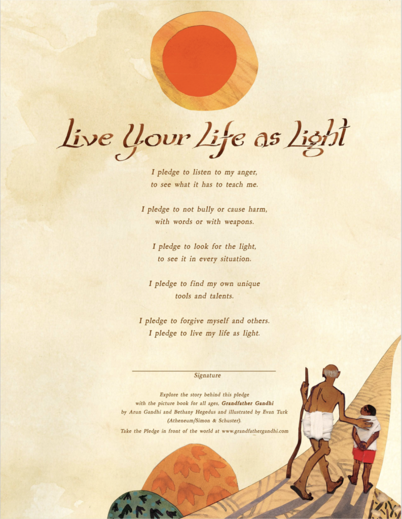 Live Your Life as Light Pledge