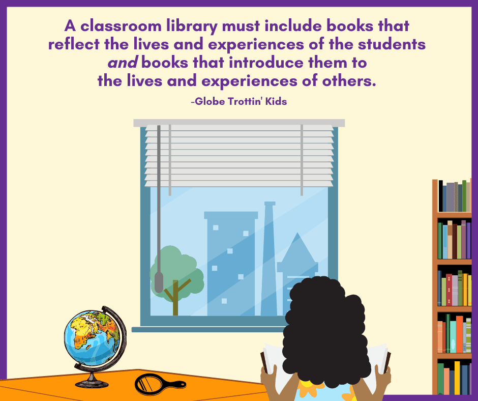 classroom library books must provide windows and mirrors for students