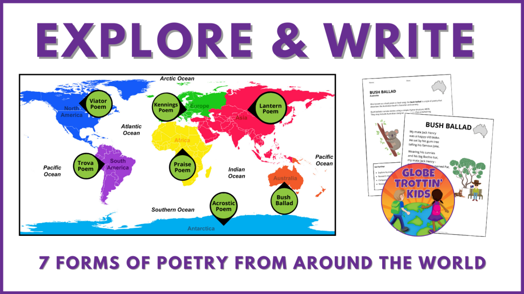 explore and write 7 types of poetry from around the world