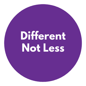 different not less