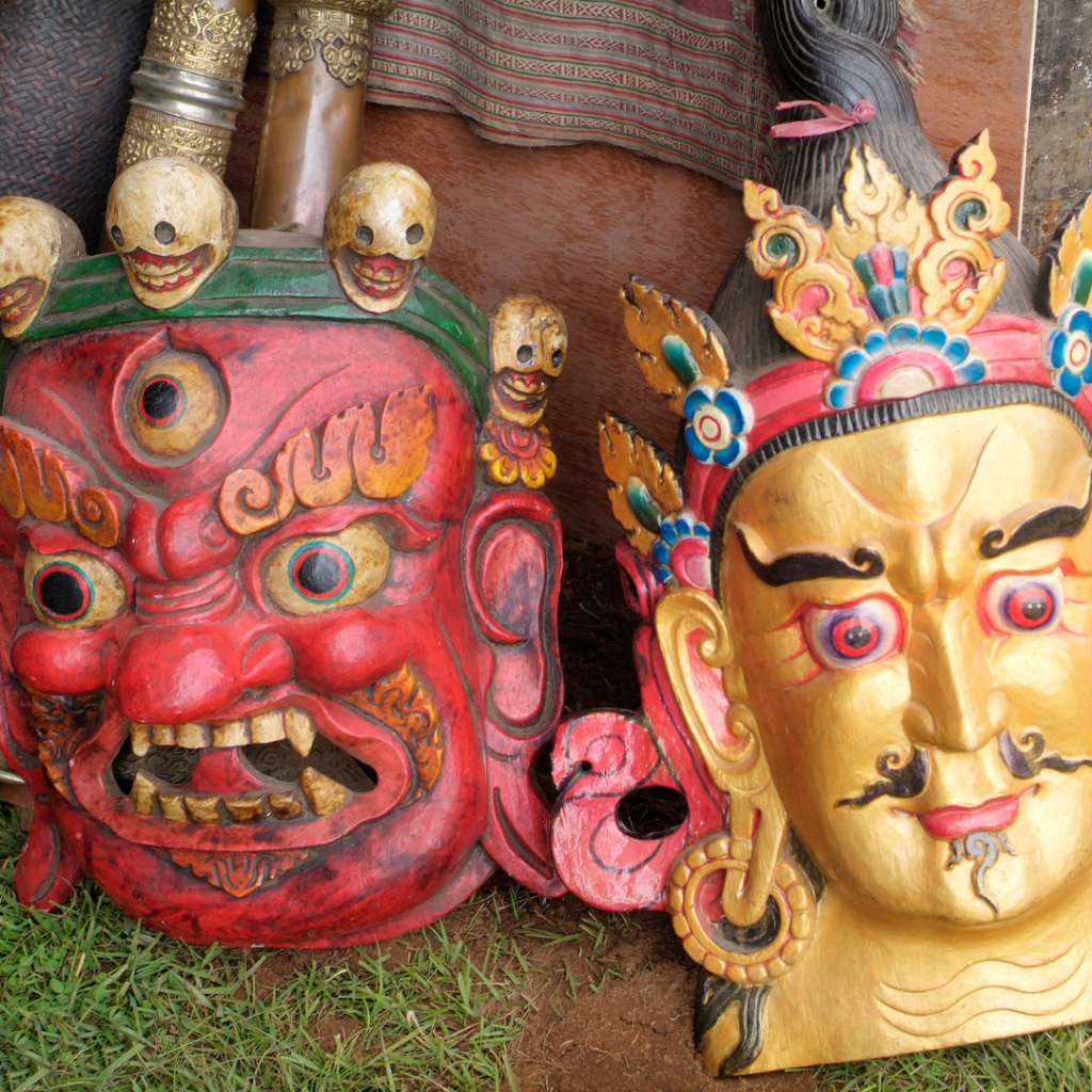 festival-masks-bhutan