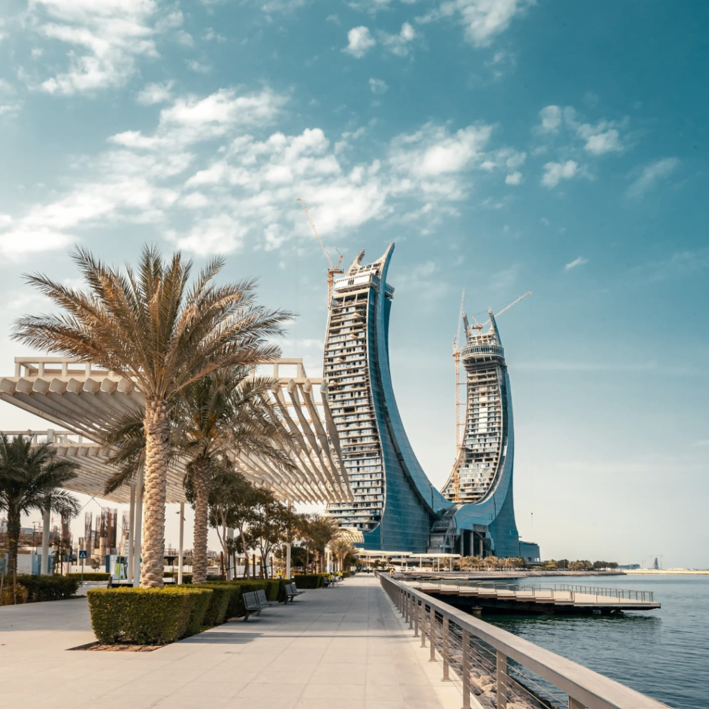 Katara Towers buildings in Qatar