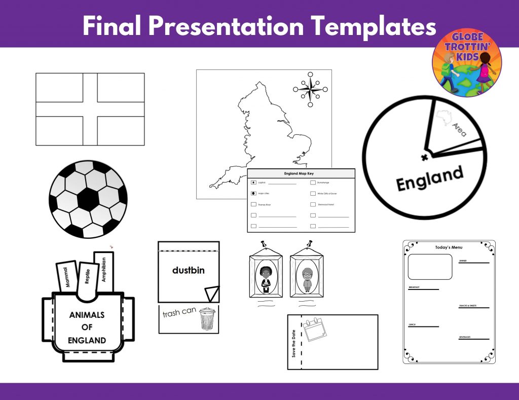 templates for England research project